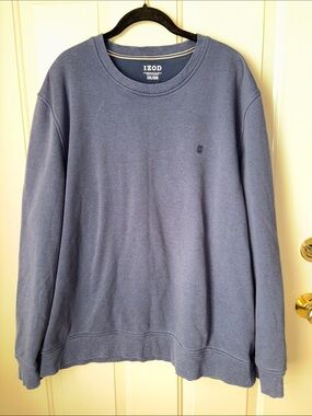 IZOD Men's Crewneck Sweatshirt w/ Fleece Lining ~ Size XXL
